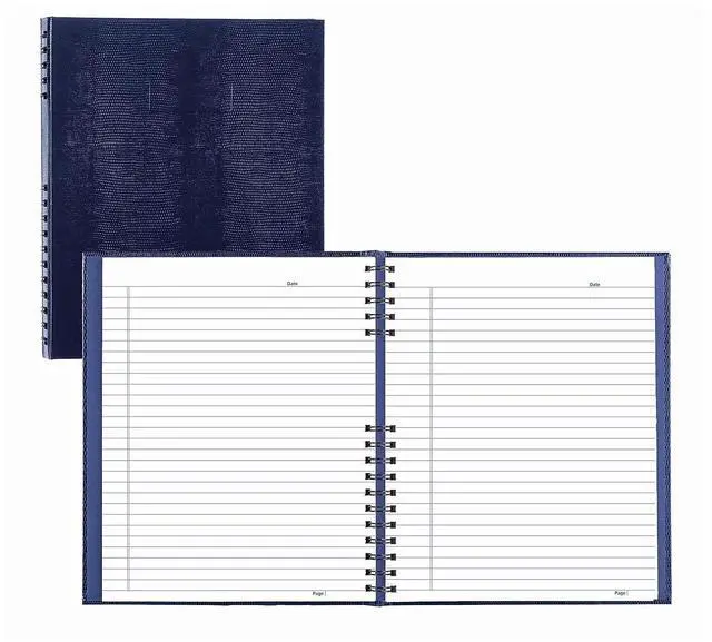 Alt view image 5 of 6 - Blueline NotePro Hardcover Wide Ruled Notebook, 200 Pages, Blue A10200.BLU