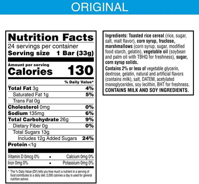 Alt view image 2 of 7 - Rice Krispies Treats Homestyle Original Cereal Bar 1.16 Bar 24/Box KEE27140