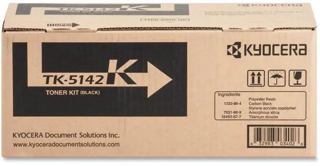 Alt view image 4 of 9 - Black Toner Cartridge for Kyocera TK-5142K ECOSYS M6530cdn, ECOSYS P6130cdn, Genuine Kyocera Brand