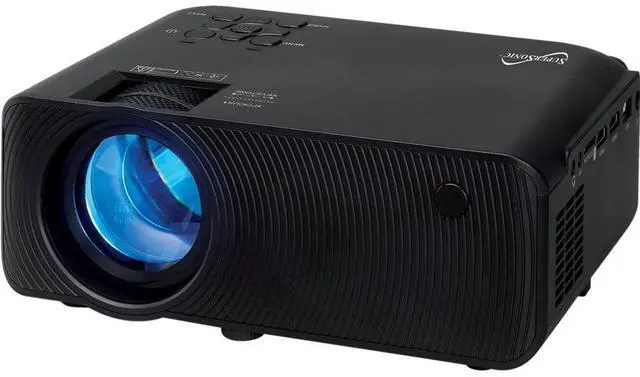 Alt view image 9 of 13 - Superesonic SC-82P Home Theater Projector with Bluetooth