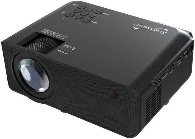 Alt view image 10 of 13 - Superesonic SC-82P Home Theater Projector with Bluetooth