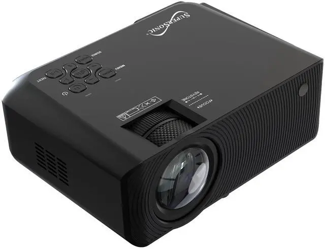 Alt view image 11 of 13 - Superesonic SC-82P Home Theater Projector with Bluetooth