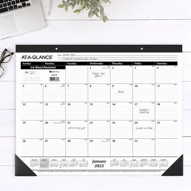 Alt view image 2 of 6 - At-A-Glance Ruled Desk Pad 22 x 17 2026 SK2400
