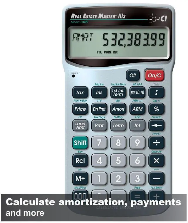 Alt view image 14 of 18 - Calculated Industries Real Estate Master 3405