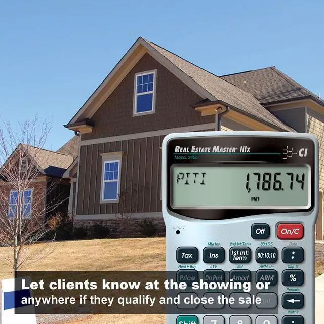 Alt view image 17 of 18 - Calculated Industries Real Estate Master 3405