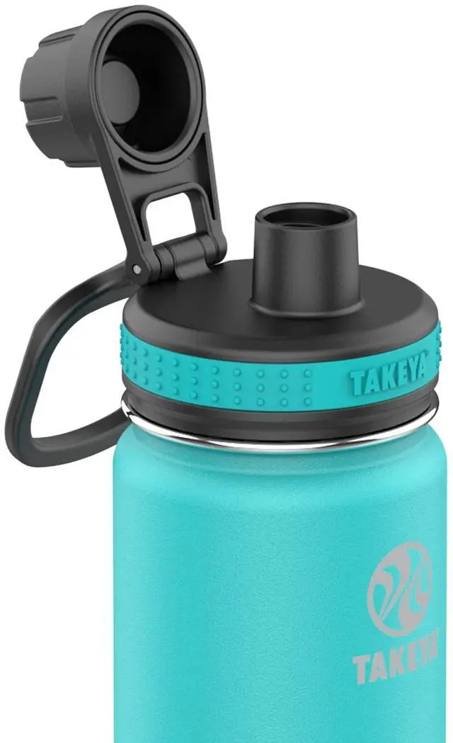 Alt view image 2 of 5 - Takeya Ocean Originals Vacuum-Insulated Stainless-Steel Water Bottle, 24oz