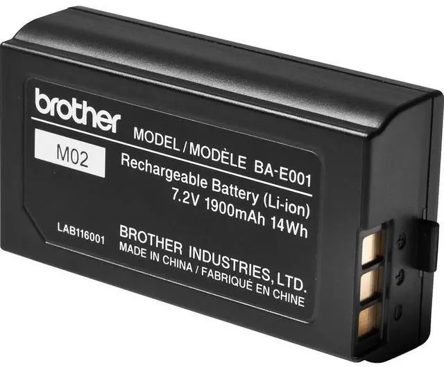 Alt view image 5 of 8 - Brother BA-E001 Handheld Device Battery
