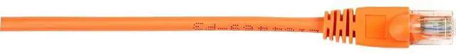 Alt view image 6 of 6 - Black Box CAT5EPC-005-OR Black Box CAT5e Value Line Patch Cable, Stranded, Orange, 5-ft. (1.5-m) - Category 5e for Network Device - Patch Cable - 5 ft - 1 x RJ-45 Male Network - 1 x RJ-45 Male Network