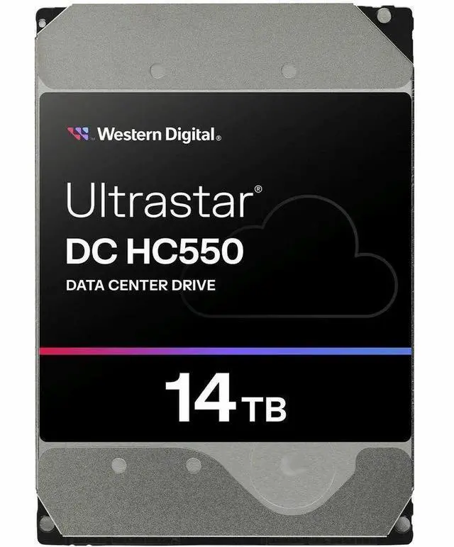Alt view image 7 of 7 - Western Digital Ultrastar DC HC550 WUH721814AL5204 14 TB Hard Drive - 3.5" Internal - SAS (12Gb/s SAS) - Conventional Magnetic Recording (CMR) Method - 7200rpm - 512e/4Kn Format