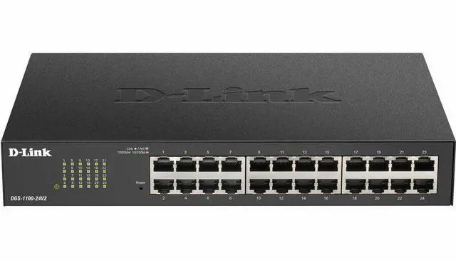 Alt view image 7 of 8 - D-Link 24-Port Gigabit Smart Managed Switch | Web Managed | Cable Diagnostics | NDAA Compliant - (DGS-1100-24V2)