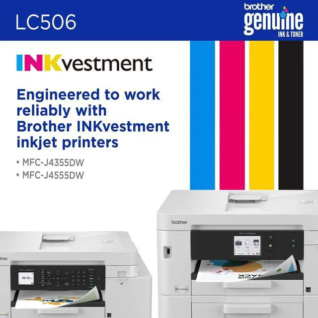 Alt view image 5 of 5 - Brother Genuine LC506BK Standard Yield Black Ink Cartridge