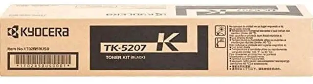 Alt view image 3 of 4 - Kyocera TK5207K Genuine OEM 1T02R50US3 Black Toner Cartridge - 18K Yield