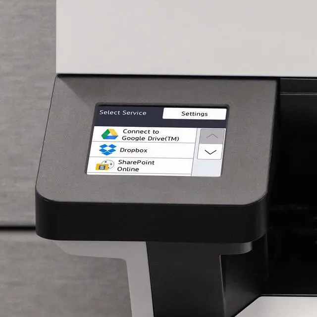 Alt view image 7 of 8 - Brother DCP-L5510DN Wired Laser Multifunction Printer Monochrome