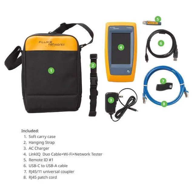 Alt view image 2 of 6 - Fluke LinkIQ LIQ-DUO Testing Device LIQDUO