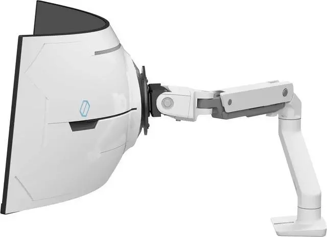 Main image of Ergotron Mounting Arm for Monitor Curved Screen Display White 45693216