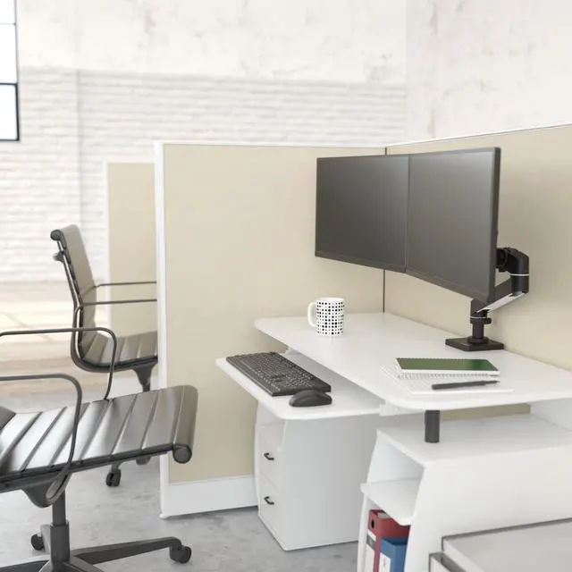 Alt view image 3 of 4 - Ergotron Mounting Arm for Monitor Display Black 45684292