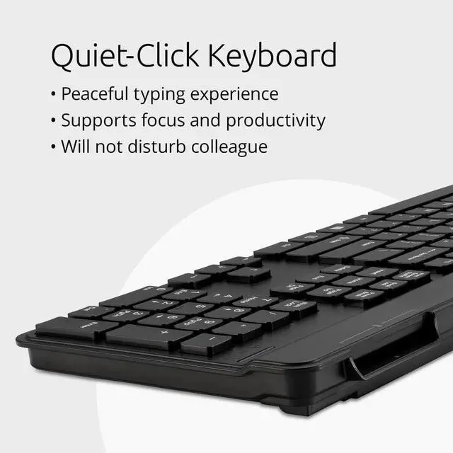Alt view image 4 of 7 - Kensington Simple Solution KB201C Keyboard