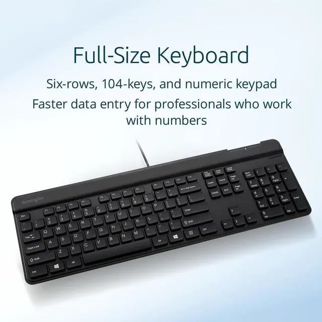 Alt view image 6 of 7 - Kensington Simple Solution KB201C Keyboard