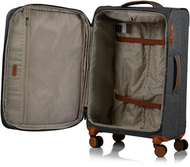 Alt view image 3 of 5 - CHAMPS Classic II Collection 3-piece Softside Luggage set Black C5011BLACK