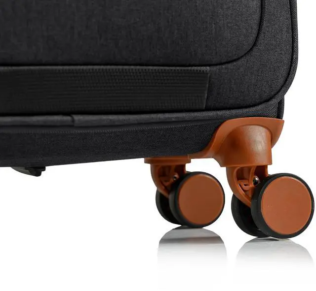 Alt view image 5 of 5 - CHAMPS Classic II Collection 3-piece Softside Luggage set Black C5011BLACK