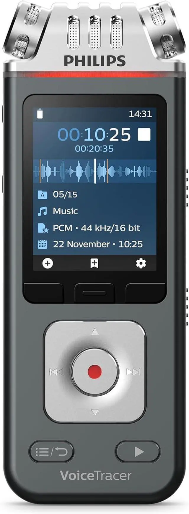 Main image of PHILIPS DVT6115 MUSIC RECORDER SEMBLY AI TRANSCRIPTION