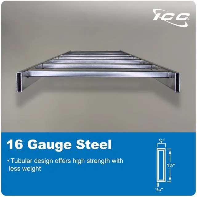 Alt view image 7 of 11 - ICC ICCMSLRW05 5FT RUNWAY RACK TO WALL KIT
