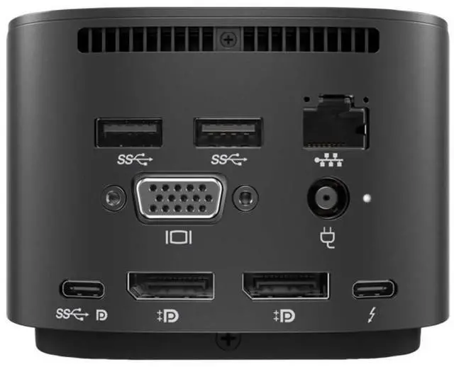 Alt view image 6 of 7 - HP 3TR87UT Thunderbolt Dock 230W G2 with Combo Cable