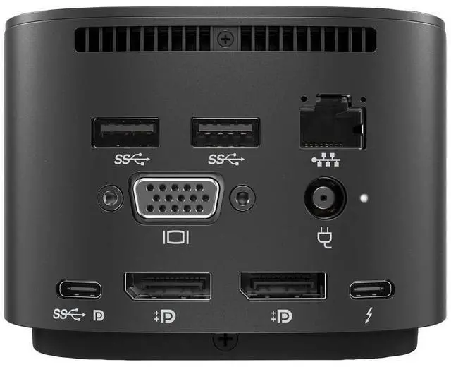 Alt view image 7 of 7 - HP 3TR87UT Thunderbolt Dock 230W G2 with Combo Cable