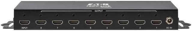 Alt view image 3 of 7 - Tripp Lite 8-Port HDMI Splitter - 4K @ 60 Hz, HDCP 2.2 B118-008-4K
