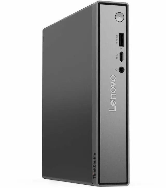 Main image of Lenovo ThinkCentre neo 50q Gen 5 13B90032US Desktop Computer Intel Core 7 240H 32 GB 512 GB SSD Tiny Black Intel Chip Windows 11 Pro Intel DDR5 SDRAM English US Keyboard IEEE 802.11ax 135 W