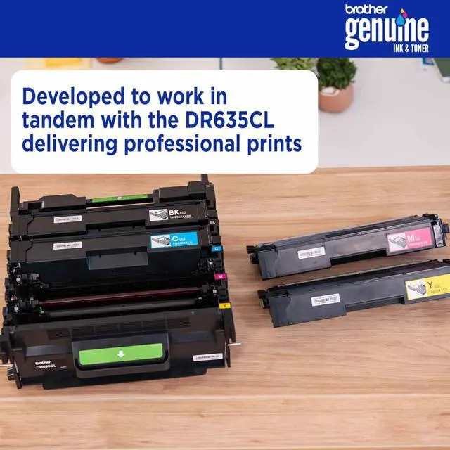 Alt view image 7 of 7 - Brother Genuine TN635XLC High Yield Cyan Toner Cartridge, 1 Pack