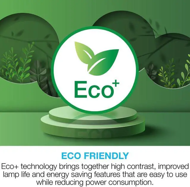 Alt view image 4 of 16 - Optoma 3D DLP Projector White EH401