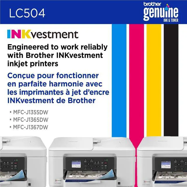 Alt view image 5 of 5 - Brother Genuine LC504M Standard Yield Magenta Ink Cartridge