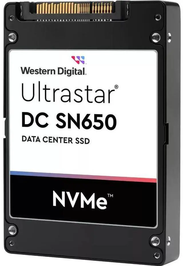 Main image of WD DC SN650 WUS5EA1A1ESP5E1 15.36 TB Solid State Drive 2.5" Internal PCI Express NVMe PCI Express NVMe 4.0