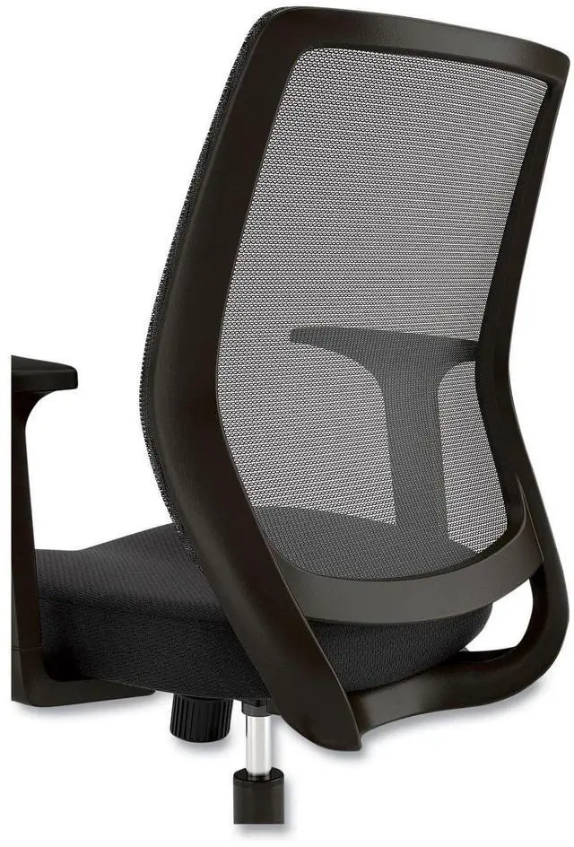 Alt view image 6 of 7 - Alera Wessex Ergonomic Fabric Mesh Swivel Task Chair Supports Up to 275lbs 17.09 to 20.83 Seat Height Black Seat/Back/Base ALEWX42BME17