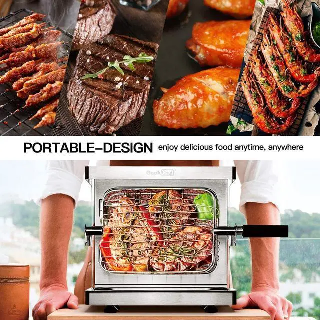 Alt view image 2 of 7 - Geek Chef Outdoor Propane Gas Grill Infrared GPG1702