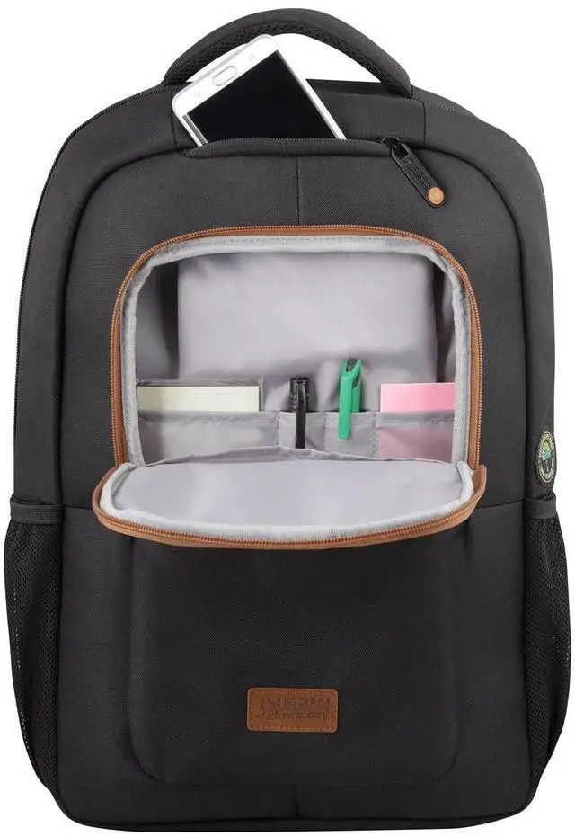 Alt view image 5 of 5 - Urban Factory CYCLEE 10.5-15.6" Laptop Backpack Black ECB15UF