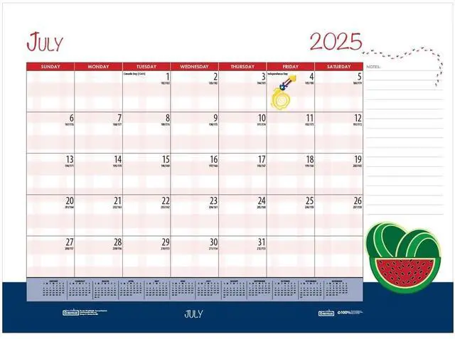 Alt view image 6 of 7 - House of Doolittle Earthscapes Seasonal Desk Pad Calendar 22x17 Holiday 2026