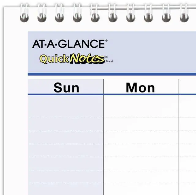 Alt view image 7 of 7 - AT-A-GLANCE® QuickNotes® 2026 Monthly Desk Wall Calendar, Medium, 12" x 17"