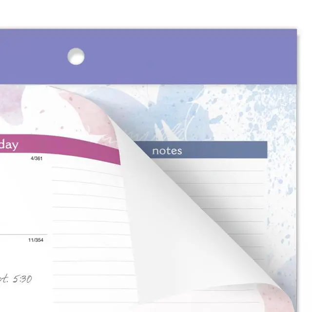Alt view image 6 of 7 - AT-A-GLANCE® Watercolors 2026 Monthly Desk Pad Calendar, Compact, 17 3/4" x 11"
