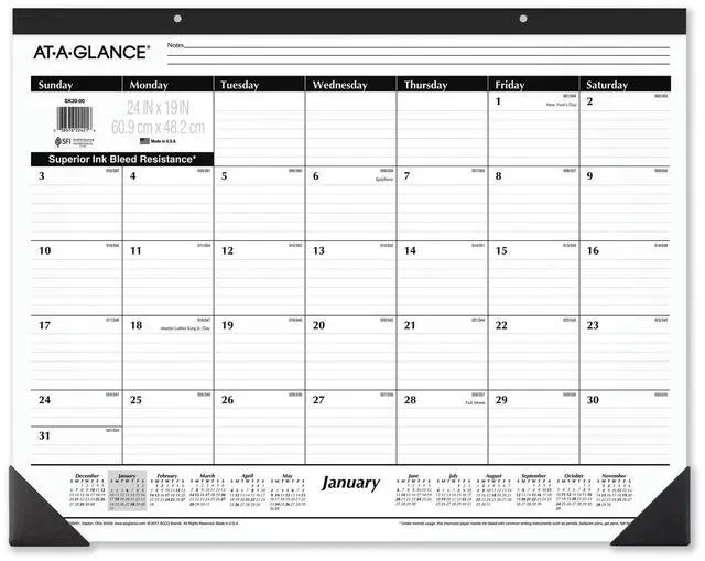 Main image of At-A-Glance Ruled Desk Pad 24 x 19 2026 SK3000