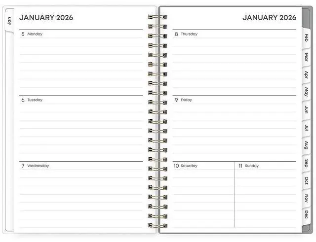 Alt view image 2 of 7 - Blue Sky Sophie Frosted Weekly/Monthly Planner Floral 12-Month Jan-Dec 2026