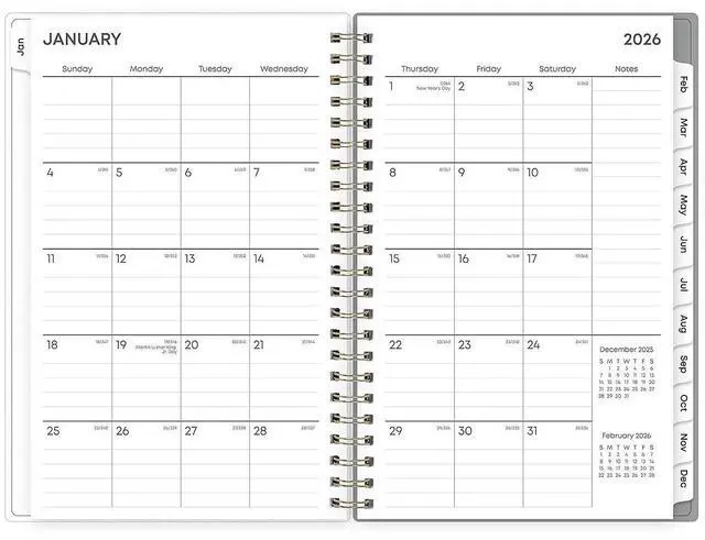 Alt view image 3 of 7 - Blue Sky Sophie Frosted Weekly/Monthly Planner Floral 12-Month Jan-Dec 2026