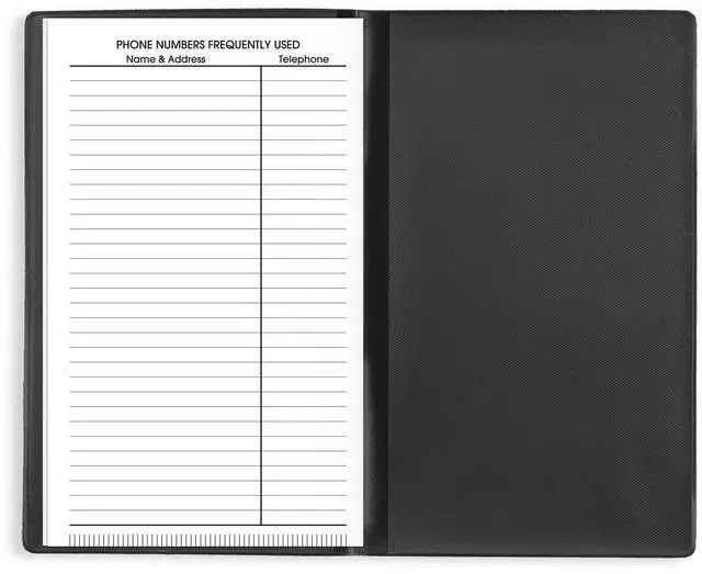 Alt view image 6 of 6 - AT-A-GLANCE® DayMinder® 2026 Monthly Planner, Black, Pocket, 3 1/2" x 6"