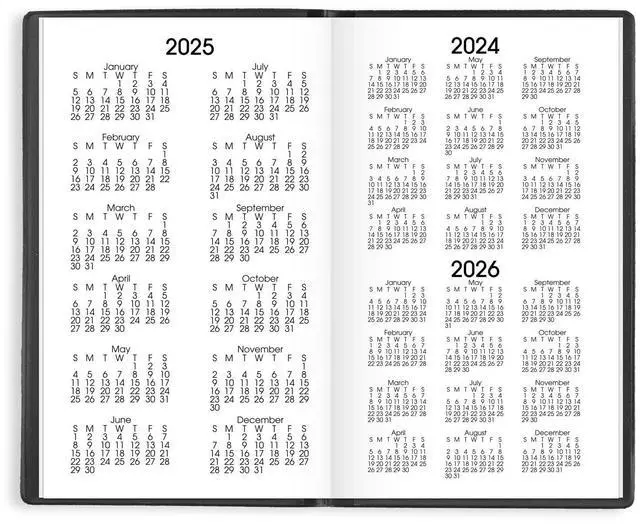 Alt view image 5 of 6 - AT-A-GLANCE® DayMinder® 2026 Monthly Planner, Black, Pocket, 3 1/2" x 6"