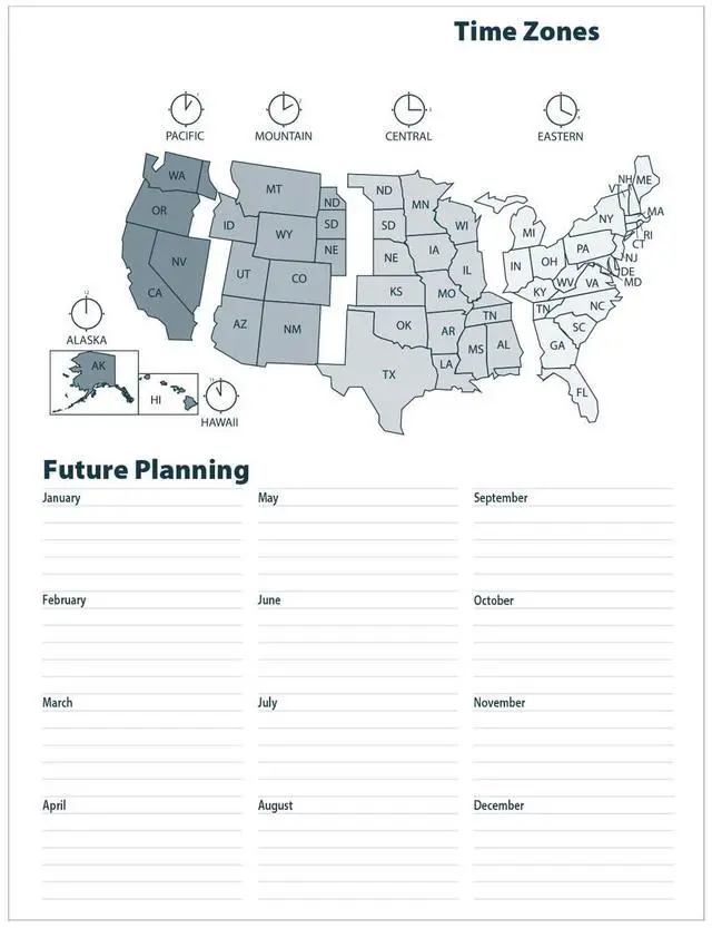 Alt view image 3 of 6 - House of Doolittle Recycled Professional Weekly Planner 11x8.5 Blue 2026