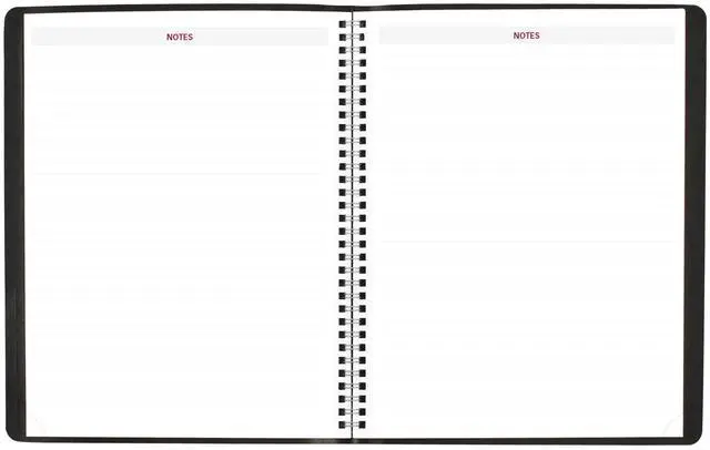 Alt view image 3 of 7 - Brownline Essential 14-Month Ruled Planner 11 x 8.5 Black 2026 CB1262BLK