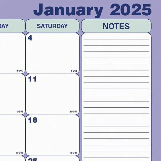 Alt view image 3 of 7 - 2026 Brownline® Monthly Desk Pad Calendar, 17-3/4" x 10-7/8", Blue/White, January To December, C181700