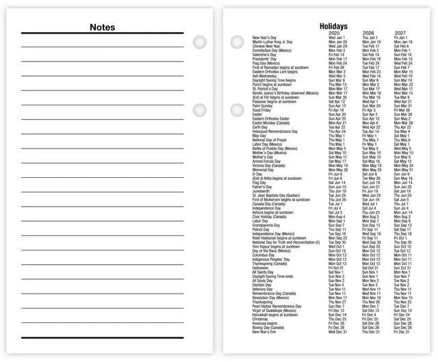 Alt view image 4 of 4 - AT-A-GLANCE® 2026 Financial Daily Desk Calendar Refill, Standard, 3 1/2" x 6"