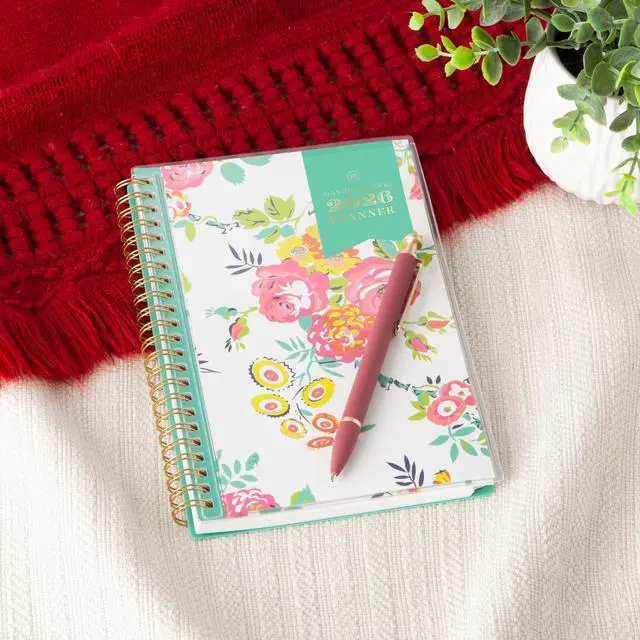 Alt view image 2 of 7 - Blue Sky Day Designer Weekly/Monthly Planner 8x5 White/Floral 2026 BLS103619